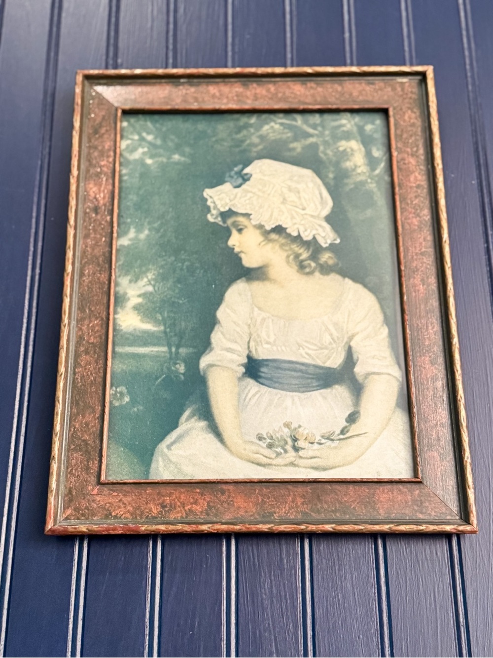 Vintage “Simplicity” Portrait Print after Sir Joshua Reynolds | Dayton Company F
